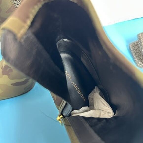 PRIVATE LISTING for grannyking07 ...Good American Camo Ankle 3.75" Boots Sz 6.5 - Picture 11 of 11